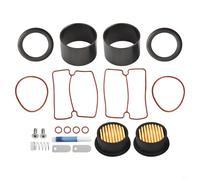 Oil- Silent Air Compressor Repair Kit with 750W Cylinder, Piston, Sealing Rings, Valve Plates and Filter Elements for Air Tools and Workshop Equipment