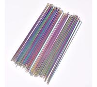 Oil Slick Stainless Steel Spokes for Road Bicycles 2 0MM Diameter Thread Length 257 293MM Compatible with Common Spoke Tools for Wheel Build (259mm)