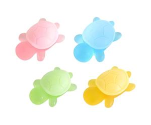Oil Soap Bar - 4X Turtle-Shaped Natural Soap | Skin-Friendly Baby Bar | Traveling Kindergarten Kids Hands and Face Washing Solution, Organic b-ars Bundle, Baby for for Girls, Boys