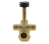 Oil- Solenoid Unloader Valve for Air Compressors - Bleed & Check Function, Power-Off Exhaust, Cast Aluminum Construction, Compatible with Air Tools(A)