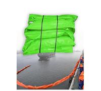 Oil Spill Containment Boom, PVC Floating Boom for Rivers Waterways and Ports, Easy Deployment (10m Length)