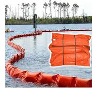 Oil Spill Containment Booms,Customizable PVC Floating Oil Booms for Lakes & Oceans, Solid Containment Barriers to Prevent Pollution & Debris - 10m Length x 80cm Height, Durable & Effective