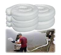Oil Spill Containment Booms Industrial Oil-only Absorbent Socks,Repels Water Floating Oil Boom,Snake to Soak Up Any Oil,12.7 Cm Diameter(Pack of 5,L 6m)