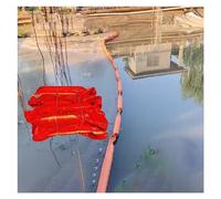 Oil Spill Containment Booms,PVC Flood Control Fencing - Water Diversion Barrier, Durable Solid Float-Type Oil Barrier for Effective Outdoor Flood Protection and Waste Management Solutions