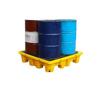 Oil Spill Platform,Compact Lab Spill Containment Kit - Benchtop Spill Pallet & Tray Combo for Chemical Dripping Control, 128x128x17cm - Essential Spill Management Solution for Laboratories