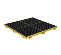 Oil Spill Prevention Plastic Recovery Tray for 35/65L Oil Drums Anti-Leak Platform Forklift Pallet for Enhanced Spill Management and Safety Solutions