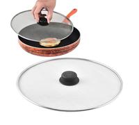 Oil Splash Guard | 11.42 Inch Stainless Steel Oil Splash Cover - Frying Pan Lid to Prevent Sizzling and Keep Kitchen Clean