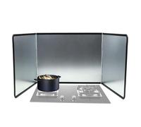 Oil Splash Protection - Stainless Steel Screens, Foldable Grease Shield, Heat Resistant Kitchen Protector | Cooking Splash Protection F