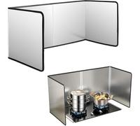 Oil Splatter Screen - Foldable Stainless Steel Guard for Frying and Cooking, Essential Kitchen Accessory for Stove Top and Frying Pan