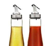 Oil Spout - Leakproof Olive Oil Bottle Stopper with Protective Lid | Control Flow Salad Oils Dispenser Spout for Home Cooking