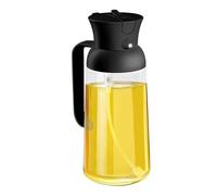 Oil Spray Bottle, 600ML Oil Sprayer for Cooking, 2 in 1 Premium Olive Oil Dispenser Bottle, Glass Oil Dispenser and Oil Sprayer, for Air Fryer, Baking, Grilling