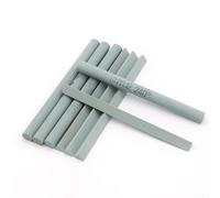 Oil Stone Sharpener Green Silicon Carbide Grinding Block Multi Grit 240/320/400/600 Triangular and Round Sharpening Stone for Jade Carving Tools and Tool Steel(rond 400 Grit)