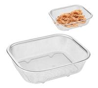 Oil Strainer - Stainless Steel Filter Basket, Professional French Fire Holder, Premium Fine Mesh Rectangular Fried Food Server, Durable Cooking Tool for Emptying, Potatoes and Donuts