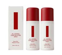 Oil Sucker Liquid Blotting Touch Up Spray, Mist for Shine & Sebum Absorption, Instant Matte Finish Touch-Up, Long Lasting Oil Control Makeup Friendly Lightweight, Keep Skin Matte & Fresh (2PC)