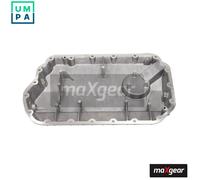 Oil pan Aluminium 34-0053 MAXGEAR for AUDI VW