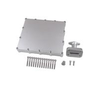 Oil Sump Billet Oil Pan With Pick Up Low Profile Fit For Suzuki GSXR 600 750 1000 2001-2005 Black Sump Pan (Silver)