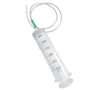 Oil Syringe 300ml Syringe 2Pcs Plastic Measuring Oil Suction with Tube Multifunction for Fluid Suction