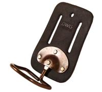 Oil-Tan Leather Hammer Holder - Heavy-Duty Tool Loop for Belt, Durable Tan Saddle Leather Hammer Holster