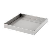 Oil Tank Spill Tray,Stainless Steel Leakproof Tray, Rectangular Oil Change Drain Pan, Kitchen Factory Warehouse Garage Drain Tray, Spill Containment Platform, Pallets (Size : 15.75x15.75x1.9