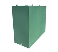Oil Tank Warehouse 1240 Litre Single Skin Steel Oil Tank With Fitting Kit And Gauge, No Supports
