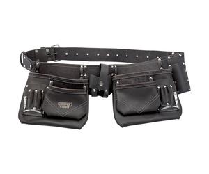 OIL TANNED LEATHER DOUBLE POUCH TOOL BELT DRAPER EXPERT 03138