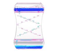 Oil Timer, All Around Display, 9x3.5x14cm, Liquid Motion Bubbler Sensory Toy, Dynamic Liquid Timer, Portable And Compact, For Kids Adults Desk Classroom School Bedroom Home