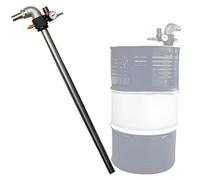 Oil Transfer Pump - Drum Air Operated Liquid Pump for 180-220L Barrels, 40-50L/min Flow Rate, Includes Pressure Gauge for Diesel Engine and Hydraulic Oil Transport