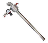 Oil Transfer Pump, Pneumatic Diluent Pump for Diesel, Water, Engine Oil, Hydraulic Oil, Gear Oil - 4" Drum Air Operated Pump for Conventional Liquids