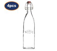 Oil/vinegar Bottle 550Ml Swing Top Glass Jar Condiment Storage Container 4Pcs