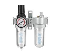 Oil Water Filter SFC400 Trap Airbrush Air Compressor Pressure Regulator Reducing Valve 1/2in kit,Universal Utility