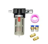 Oil Water Lubricator, Air Source Processor Oil Water Separator BF2000 BF3000 BF4000 1/4 3/8 1/2 Inch Multiple Fittings(BF3000,Use 12mm Fittings)