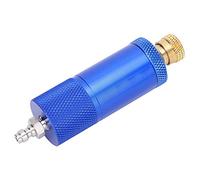 Oil - Water Separator Filter for 30MPA 40MPA 4500psi Air Compressor, Aluminum Hard Anodized Replacement Filter with 8mm Female and Straight Male Connector