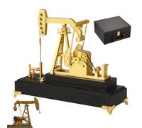 Oil Well Pump Jack Model - DIY Industrial Mechanical Toy, Simulates Oil Field Operations, Creative Desk Decoration and Display Ornament
