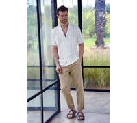 Oiler & Boiler Men's St Kitts Pull on Drawcord Pant in Beige | Size: XL Oiler & Boiler Beige XL