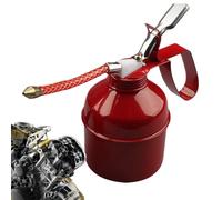 Oiler Can - 500CC Pump Tool | Metal Dispenser - Cold Plate Iron Lubrication Bottle for Car Hood Maintenance Garage Workshop Mechanical Repair Equipment Oil Feeding Accessory
