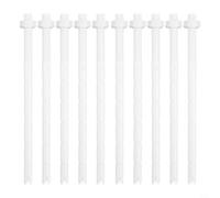 Oilet Flush Button Rod Set, Adjustable Dual Push Button Tank Replacement Screws, Smooth Plastic Cistern Rods For Bathroom Toilet Parts, Easy To Cut And Install