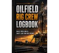 Oilfield Rig Crew Logbook: Daily Drilling Log & Shift Report Notebook for Roughnecks, Drillers & Rig Hands - Track Tasks, Safety, Equipment & Hours