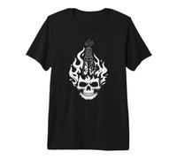 Oilfield Skull Flame Roughneck Oil Rig Worker Pride Premium T-Shirt
