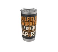 Oilfield Worker A Breed Apart Oil and Gas Stainless Steel Insulated Tumbler