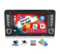 OiLiehu 2+64G Android 13 Car Stereo for Audi A3 8P S3 RS3 2003-2012 with Wireless CarPlay Android Auto, 7" IPS Touchscreen Radio with WiFi GPS Mirror Link Bluetooth EQ FM RDS SWC + Backup Camera