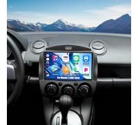 OiLiehu 2+64G Android 13 Car Stereo for Mazda 2 2007-2014 with Wireless CarPlay Android Auto, 9'' IPS Touchscreen Radio with WiFi GPS Mirror Link Bluetooth FM RDS EQ SWC + Backup Camera