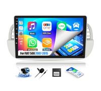 OiLiehu 2G+64G Android 13 Car Stereo for FIAT 500 2007-2015 with Wireless CarPlay Android Auto, 9" IPS Touchscreen 2 Din Radio with WiFi GPS Bluetooth Mirror Link EQ FM RDS SWC Backup Camera