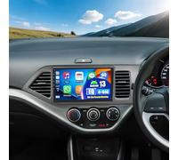 OiLiehu 4G+64G Android 13 Car Stereo for Kia Picanto Morning 2011-2017 with Wireless CarPlay Android Auto, 9 inch IPS Touchscreen Radio with WiFi Mirror Link Bluetooth FM RDS EQ SWC Backup Camera