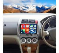 OiLiehu 6+128G/8-Core Android 13 Car Stereo for Honda Jazz Fit 2002-2008 RHD with Wireless CarPlay Android Auto, 9'' Touchscreen with WiFi GPS Mirror Link Bluetooth FM RDS DSP EQ SWC Backup Camera