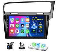 OiLiehu 6G+128G 8-Core Android 13 Car Stereo for VW Golf 7 MK7 GTI 2013-2018 with Wireless CarPlay Android Auto, 10.1'' Touchscreen with WiFi GPS Mirror Link Bluetooth FM RDS DSP EQ SWC Backup Camera