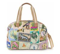 Oilily Flaming Symbols Shoulder Bag 48 cm beige