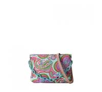 Oilily Summer Paisley M Flat Shoulder Bag Aqua
