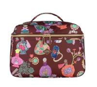 Oilily Toiletry Bag Deja Futur Cocos Beauty Case Hot Chocolate Dark Brown
