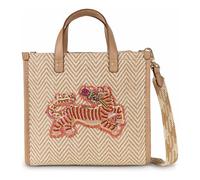 Oilily Zigzag Stripe Shopper Bag 22 cm beige
