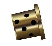 Oilless Bushings,Sleeve Bearing,Bearings 16,20mm Shoulder Thin-Walled Oil-Free Bushing Flanging Graphite Copper 1Pcs Coupling(16 35)